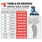 Patins Freestyle Urban Traxart Revolt Azul Sky