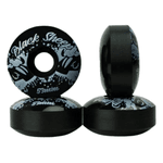 Jogo de 4 Rodas 53mm para Skate Poliuretano Black Sheep