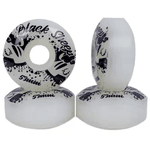 Jogo de 4 Rodas 53mm para Skate Poliuretano Black Sheep