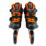 Patins New R3 Preto/Laranja- 110MM Abec-9 Cromo
