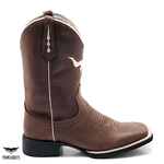 BOTA TEXANA BICO QUADRADO COURO LEGITIMO FRANCA BOOTS 