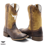 BOTA TEXANA BICO QUADRADO boi COURO LEGITIMO FRANCA BOOTS 