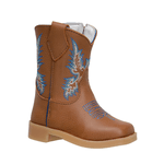 BOTA BABY TEXANA DE COURO AZUL