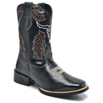 BOTA TEXANA COUNTRY MASCULINA BORDADA BOI - LINHA ECO\