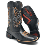 BOTA TEXANA COUNTRY MASCULINA BORDADA - LINHA ECO 