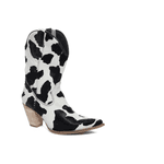 Bota Texana Feminina Couro Vaquinha