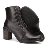 Bota Couro Feminina Fancy café