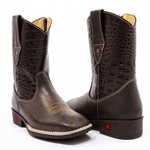 BOTA TEXANA INFANTIL BORDADA CROCO