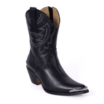 BOTA TEXANA FEMININA COURO DALLAS PRETO 35