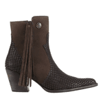 BOTA TEXANA COUNTRY DE CANO CURTO SNAKER COR CAFÉ