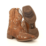 BOTA TEXANA FEMININA BORDADA A LASER FB121