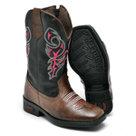 BOTA TEXANA COUNTRY feminina INFANTIL BORDADA 