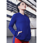 Jaqueta Fitness Frelith Textura Soleil - MARINHO