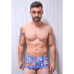 Sungão Frelith Estampado Letras e Tinta Color em Microfibra - ESTAMPADA