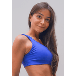 Top Fitness Frelith Ombro Manta em Microfibra - AZUL BIC
