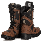 Bota Coturno Militar Cano Médio Fulgore Caça e Pesca Café