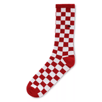 Meia Vans Checkerboard Crew II 36/40 Quadriculada red