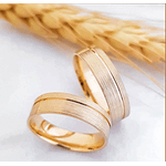 Par de Alianças Afrodite 18K
