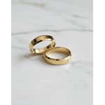 Par de Alianças Madrid 14K