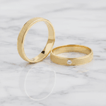 Par de Alianças Hera 14K