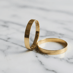 Par de Alianças Los Angeles 18K