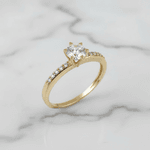 Anel Aldebaran Ouro 14K Noivado