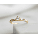 Anel Cosmos 14K Noivado