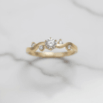 Anel Pollux Ouro 14K Casamento 