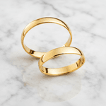 Par de Alianças Londres 18K