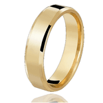 Par de Alianças Italiana de Casamento em Ouro 18K 5 mm