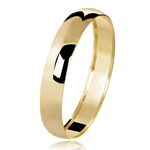 Par de Alianças Casamento Ouro 18K Tradicional 4,0 mm