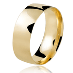 Par de Alianças de Casamento em Ouro 18K Tradicional 7 mm