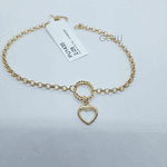 Pulseira em Ouro 18K com Pingente