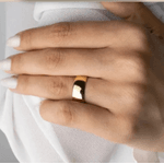 Par de Alianças de Ouro 18K com Prata - 7 mm - Tradicional