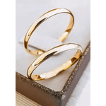 Par de Alianças Zurique 18K