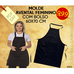 MOLDE AVENTAL FEMININO 