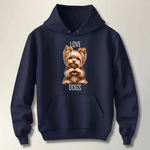 Blusa Moletom Femina Infantil Estampa Love Dogs
