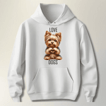 Blusa Moletom Femina Infantil Estampa Love Dogs