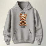 Blusa Moletom Femina Infantil Estampa Love Dogs