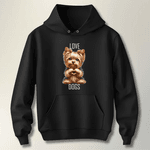 Blusa Moletom Femina Infantil Estampa Love Dogs