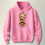 Blusa Moletom Femina Infantil Estampa Love Dogs
