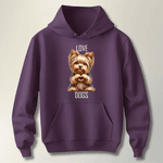 Blusa Moletom Femina Infantil Estampa Love Dogs