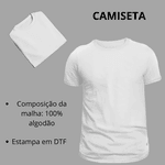 Camiseta Branca Nike Estampada