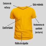 Camiseta Amarela Nike Estampada