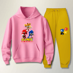 Abrigo De Meninos Moletom Infantil Sonic Turma