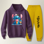 Abrigo Moletom Infantil Stitch Sorvete