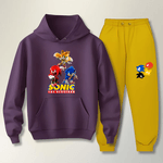 Abrigo De Meninos Moletom Infantil Sonic Turma