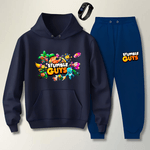 Conjunto Abrigo Moletom Azul Infantil Stumble Guys