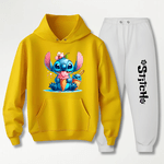 Abrigo Infantil Moletom Estampa Stitch