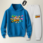 Conjunto Abrigo Moletom Branco Infantil Stumble Guys